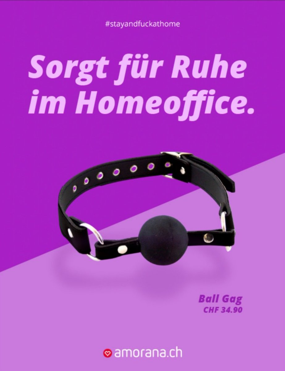 Heute entdeckt, gibt es auch in Kindergrössen😂😂😂
#stayandfuckathome #bdsm #gagball #sextoy #StayHome <a href="/amoranaCH/">Amorana</a>