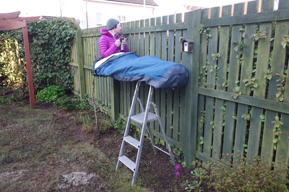 Morning lookout, the fourth of 21 consecutive nights in a #bivvy to raise funds for <a href="/SARDAScotland/">SARDA Scotland</a> The night sky was so beautiful. I woke this morning after a deep sleep. Off to work - no rest for the wicked. #COVID19 #lockdown #StayAtHome