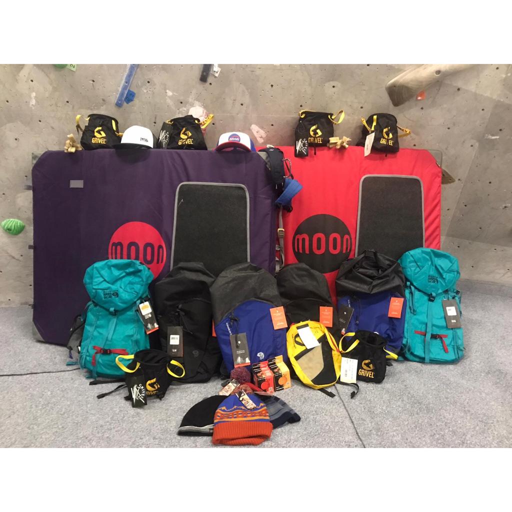 EdenRockClimbin's tweet photo. Winter Bouldering League Round 4 scores: https://t.co/0svq3pRjkZ
sneak peak of the super cool prizes for the overall winners courtesy of the awesome @RockandRun . Round 5 will happen when we open again, psyched for that! #boulderingcomp #prizes https://t.co/2muoEA4HYQ