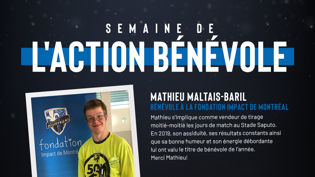 tallymac_qc's tweet photo. RT @impactmontreal: Merci Mathieu! 💙

#SAB2020 #IMFC #jebenevole https://t.co/o2h3E6cOXx