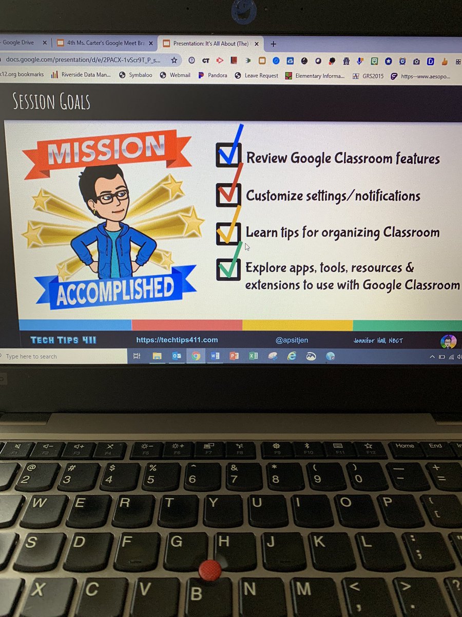 Oh 👋🏽! Rocking one🔧at a ⏰! Took a Tech Tip Tuesday moment with <a href="/GPBEducation/">GPB Education</a> and <a href="/apsitjen/">Jen Hall, NBCT</a> to delve deeper into the  tricks n trades of <a href="/GoogleForEdu/">Google for Education</a> Classroom. Took away a few NEW 🎁’s for my <a href="/APS_Gifted/">Gifted and Talented Education</a> 👩🏽‍💻🧑🏼‍💻. #neverstoplearning <a href="/EmilyBoatright/">Emily Boatright</a> @ptyut1999