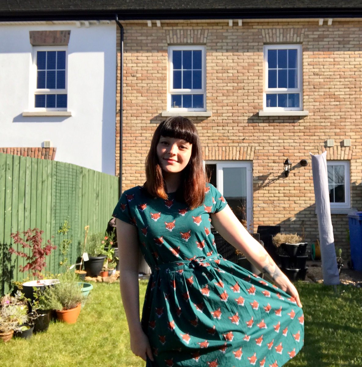 Participant  @HannahLizSharp is currently in luck "I love patterned, floaty dresses when we get the weather for them!" 
