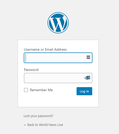 Then, just for fun, I decided to see what platform it was running on... Sure enough.. Wordpress.