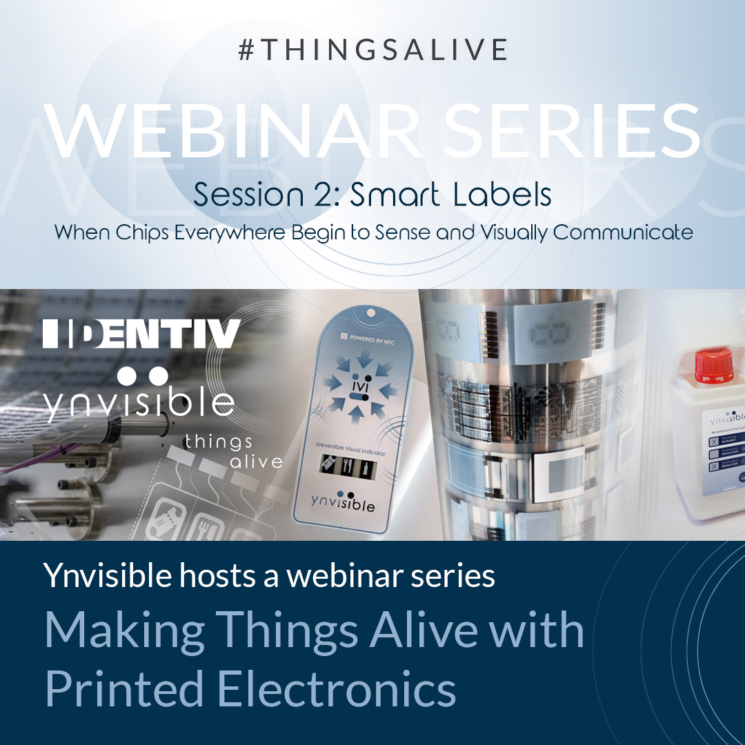 ynvisible's tweet photo. Register for our upcoming #MakingThingsAlive webinar on Smart Labels, When Chips Everywhere Begin to Sense and Visually Communicate. ❇️Register Here➡️
https://t.co/xRZNEueGwP #thingsalive @IdentivInc https://t.co/WnhKoi3XaL