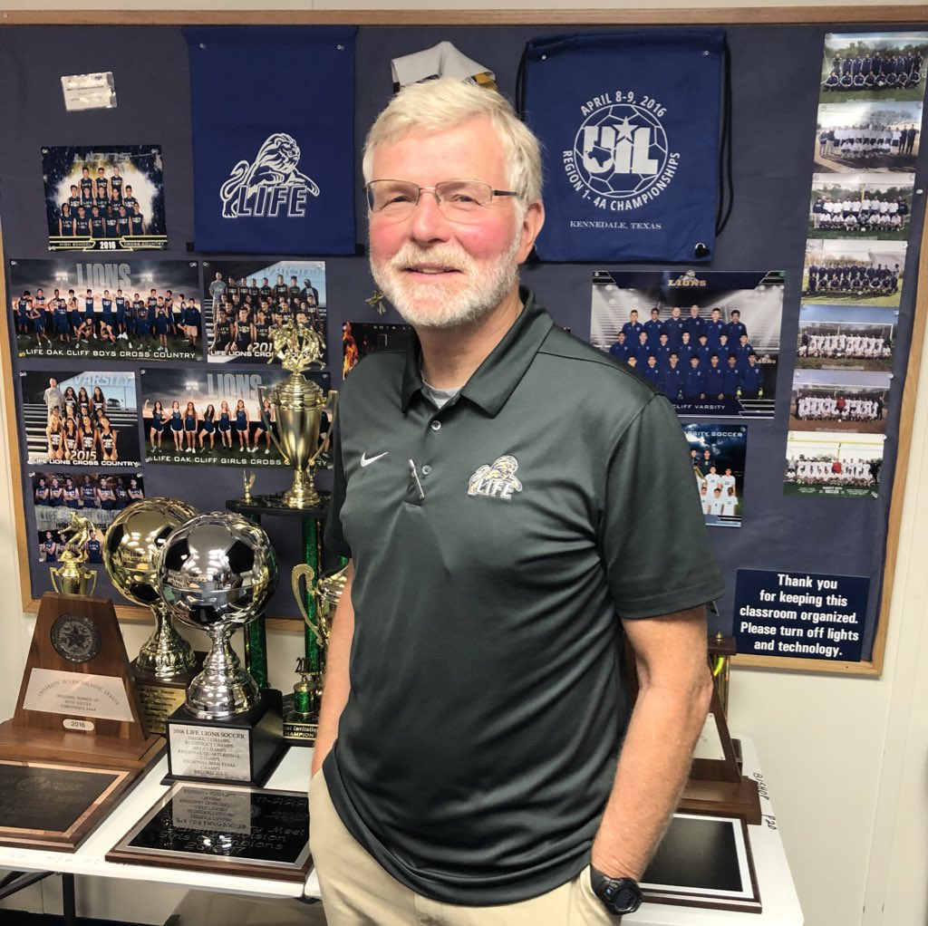 LSOCsoccer's tweet photo. **Asst. Coach Appreciation Tweet**
Can’t thank this man enough! 4 time TASCO Asst. Coach of the Year! Always supporting, helping, mentoring, and coaching. To our athletes he’s “Opa.” We couldn’t have accomplished anything in the last 6 years without him! Thank you! @andchob https://t.co/xyiabwjFyc