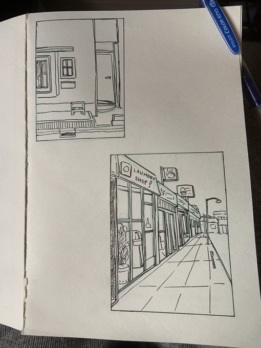 Some random building sketches and studies I did last night before going to bed!!!

To prepare my mind for my next piece ? 