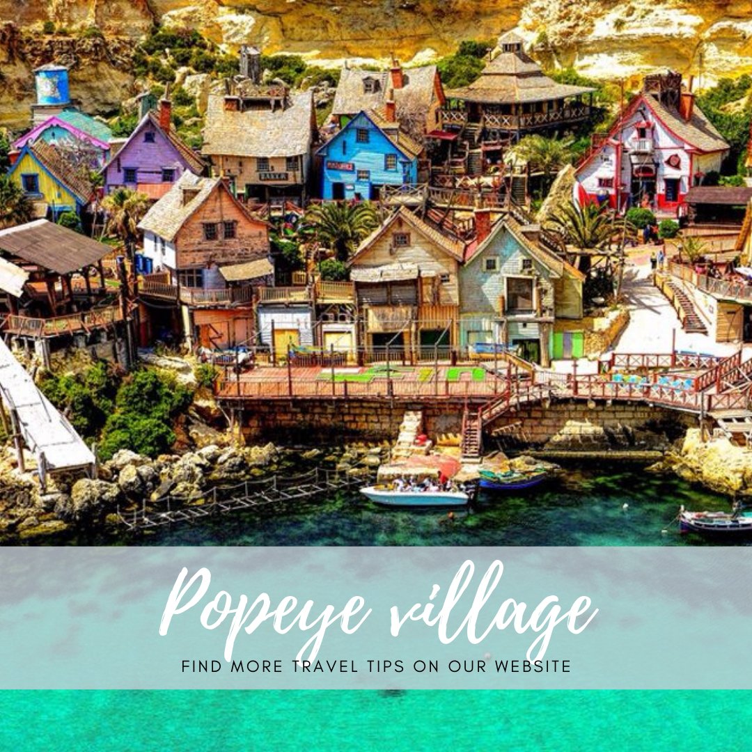 days_malta's tweet photo. Doesn't Popeye Village looks like it came straight out of some movie? Oh, wait! It does 😉 Find more about it on our website! #10DaysInMalta #traveltips #Malta #PopeyeVillage #TravelMalta #Maltatravelguide #PlacestogoinMalta https://t.co/nmwqlcHpsM