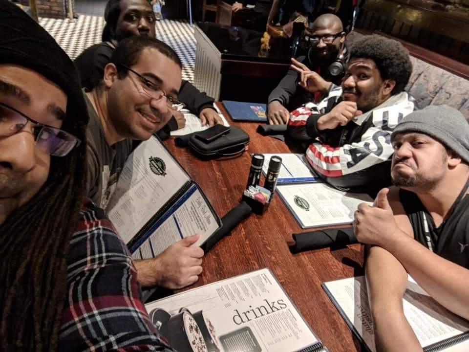 SirAfronomical's tweet photo. Post #ECT2018 restaurant times chilling out with @WukongPr1me @Gilgame_ @natecore_tk @TK_Komanda and @ThisIsPhatb0i circa 2018
@Juju_TheMaestro and @tyler_beecroft gettin lit with the crew @WDBigDame21 @Noobomi @KillaCam_FGC in Lancaster #NEC2019
Met @ComatoseCW too, the GOAT https://t.co/3xVyhOE7IW