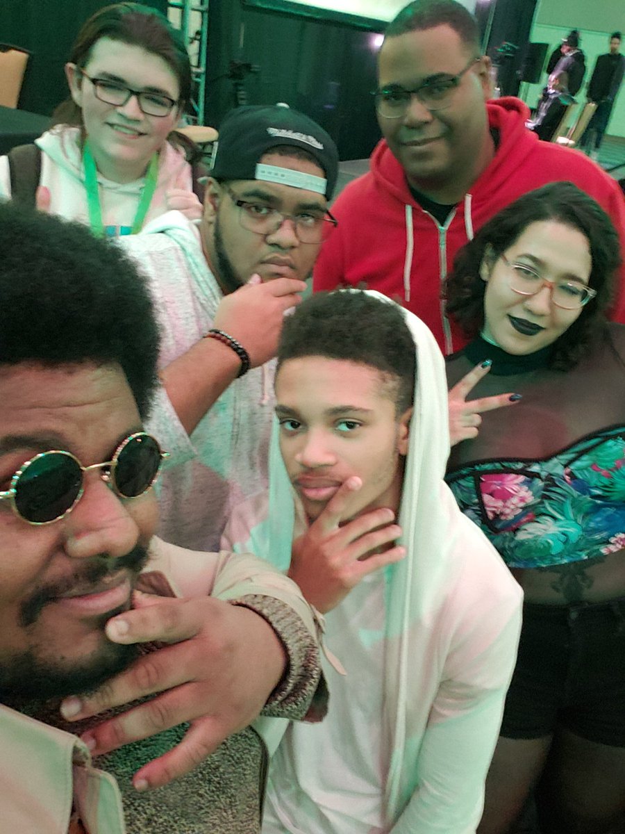 SirAfronomical's tweet photo. Post #ECT2018 restaurant times chilling out with @WukongPr1me @Gilgame_ @natecore_tk @TK_Komanda and @ThisIsPhatb0i circa 2018
@Juju_TheMaestro and @tyler_beecroft gettin lit with the crew @WDBigDame21 @Noobomi @KillaCam_FGC in Lancaster #NEC2019
Met @ComatoseCW too, the GOAT https://t.co/3xVyhOE7IW