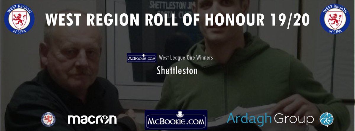 SjfaWest's tweet photo. 🏆⚽️ McBOOKIE SJFA WEST LEAGUE ONE | We are delighted to confirm that @ShettlestonJrs have been declared as winners of McBookie SJFA West League One 2019-20.

🏴󠁧󠁢󠁳󠁣󠁴󠁿 #SJFAWest https://t.co/hue7ws8qJ3