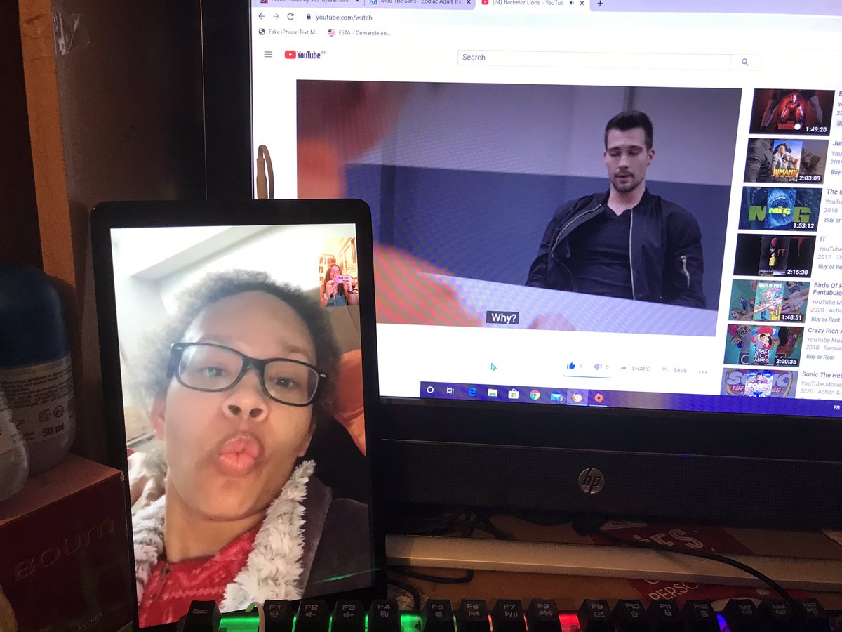 Maslover72's tweet photo. @jamesmaslow & @mitchelmusso With my best friend @Maslowwoman101 we just finished watching #BachelorsLions and it was so great !! Next week we are gonna to watching #SeedsOfYesterday together thanks to call video chat 🥰 https://t.co/VXxrznnuY5