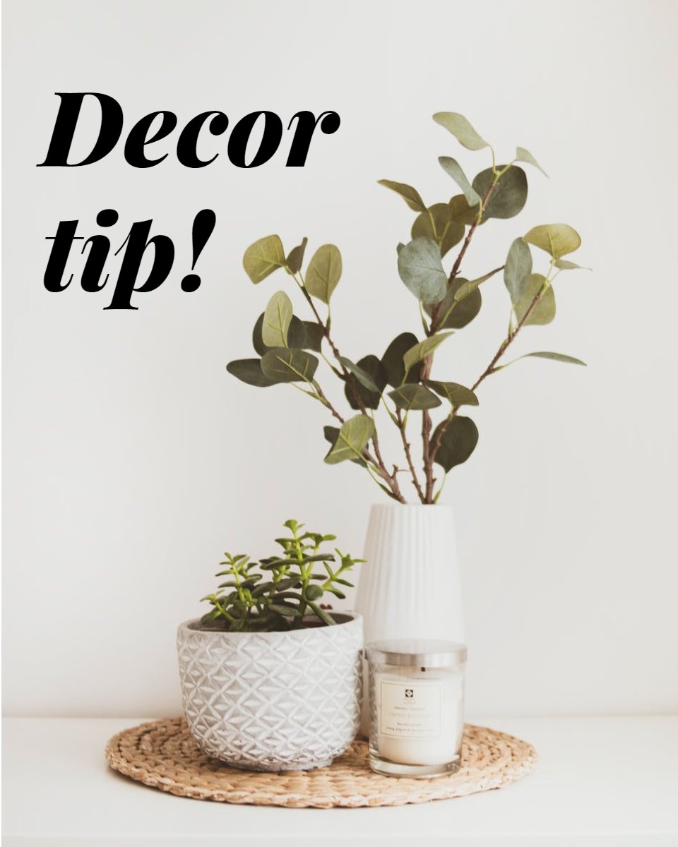 maeganbrest's tweet photo. When decorating your home, it generally looks best to style items in odd-numbered groupings. Just remember the rule of three! https://t.co/cgrt1inkTH