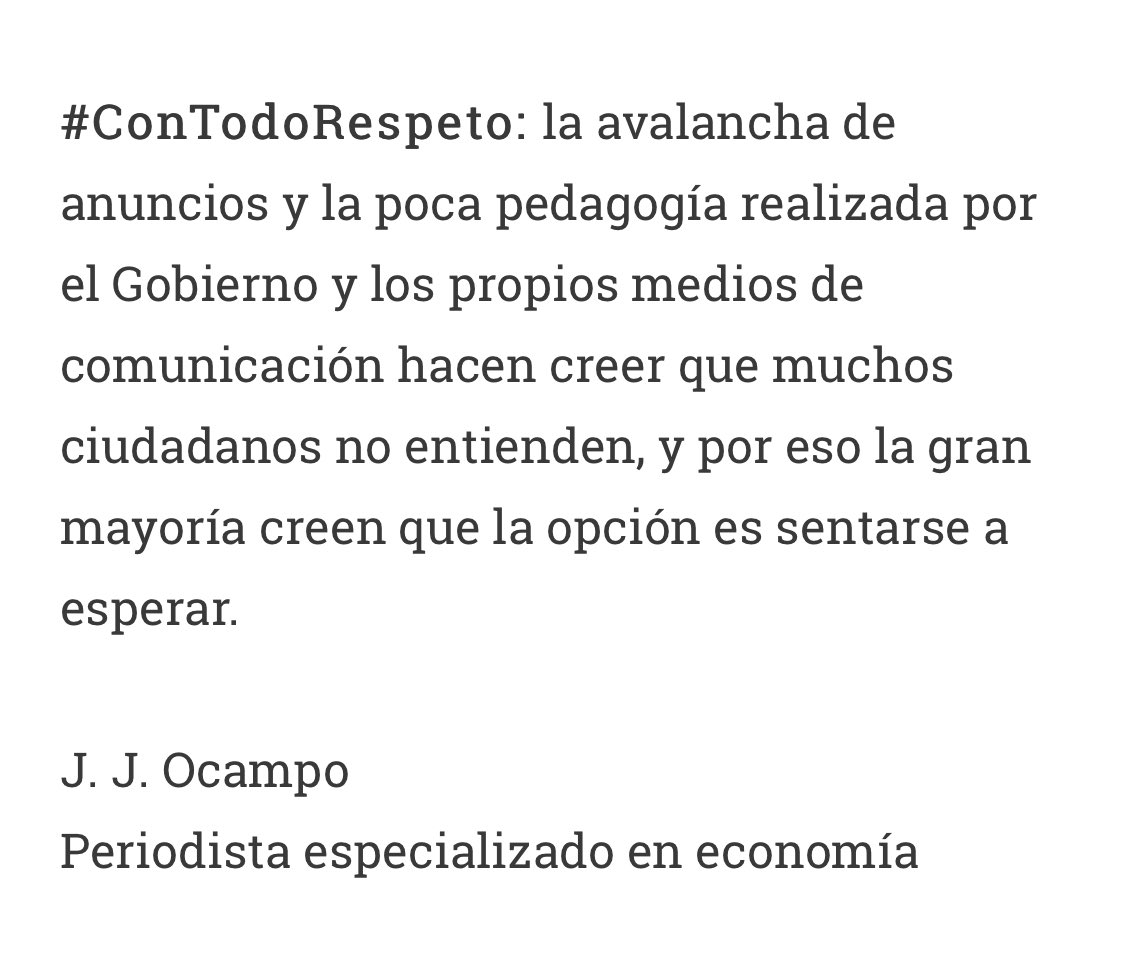 Respetado <a href="/jjocampo_/">John Jairo Ocampo</a> en este final de tu columna de hoy, te refieres al proceso de Paz de Santos o al coronavirus?