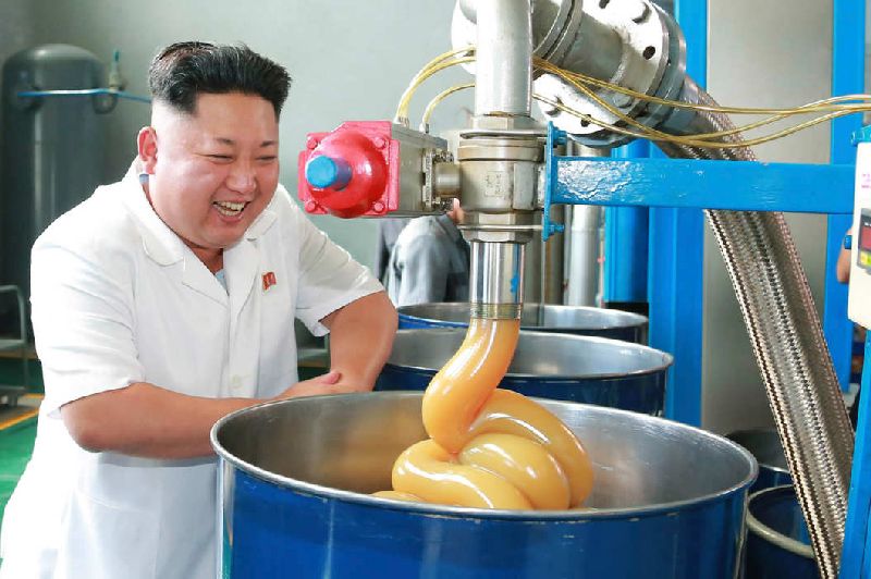 Kim Jong-un isn't dead, he's just developed a fascination for Cheez Whiz.