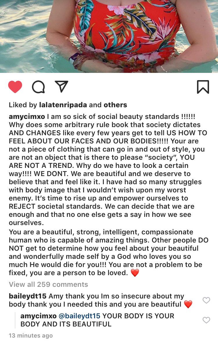 laurcimm's tweet photo. @AmyCim ig post today was soo beautiful and so true!! i cried reading it!! 🥺💞 https://t.co/wcB5Zgmiaj