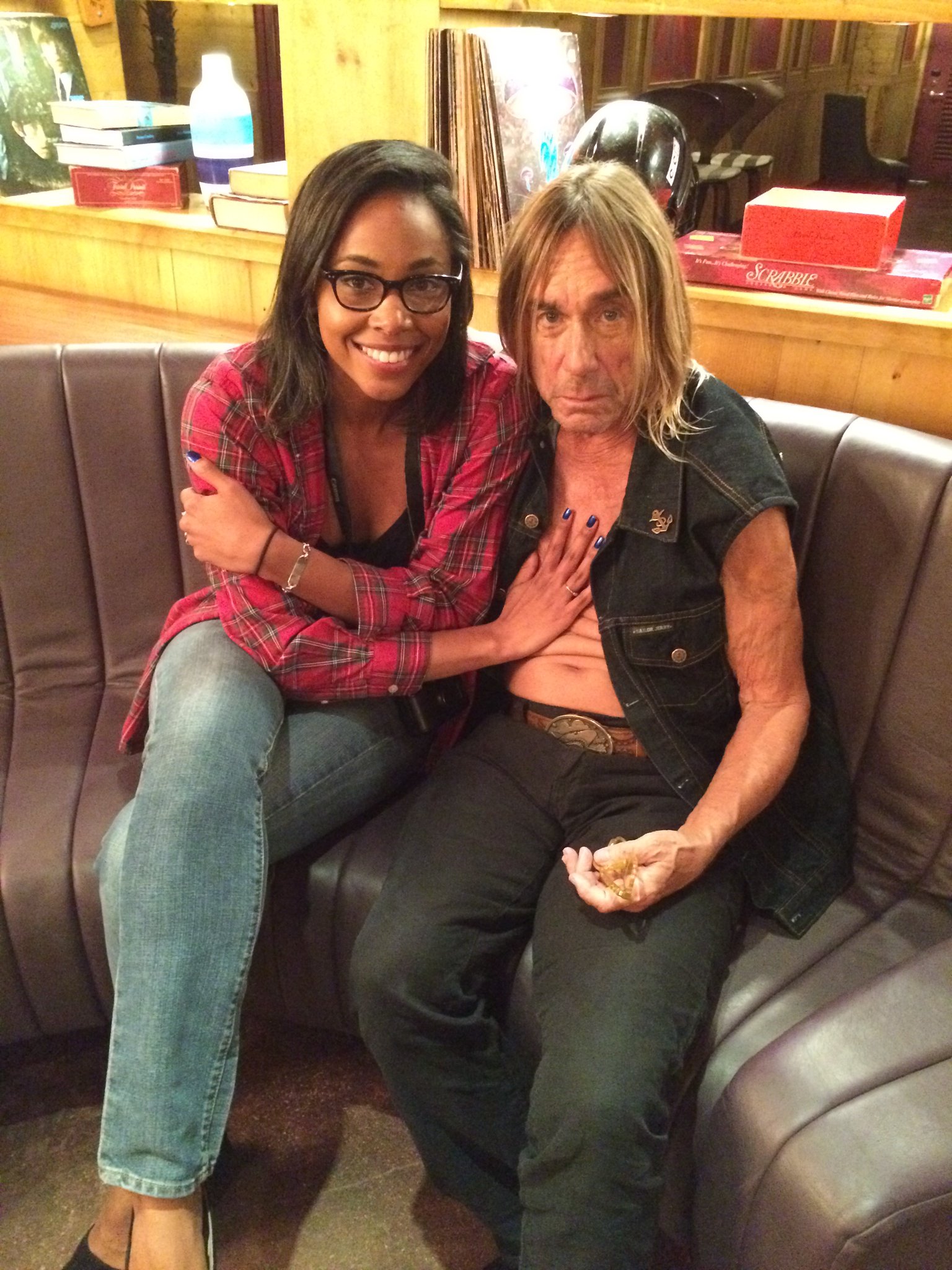 Happy birthday, Iggy Pop. I\ll always remember this moment. 