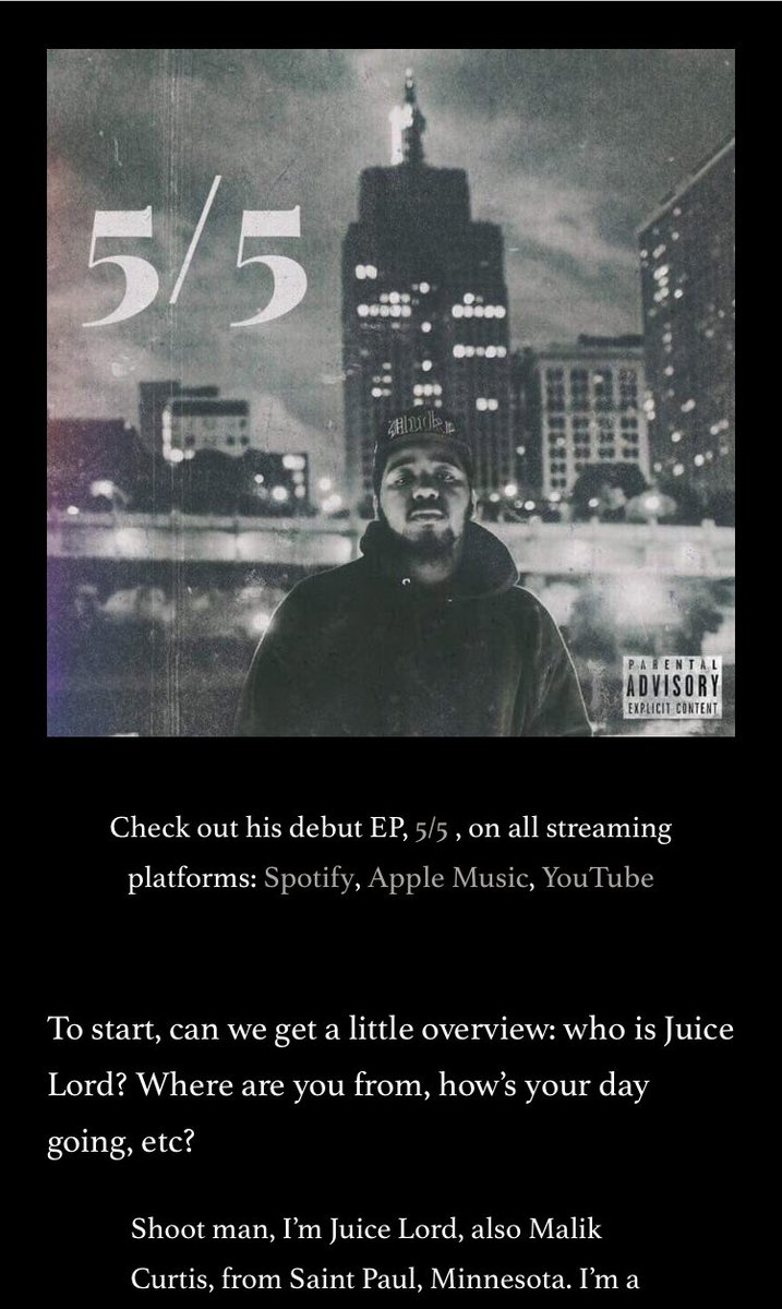 PoetryIsReality's tweet photo. New interview with @eleventhaveprod   during this time conversation is always needed and appreciated , if you want to know a lil bit about me and my thought process on these times and future things in store click the link in next tweet https://t.co/B5CieWFpSt