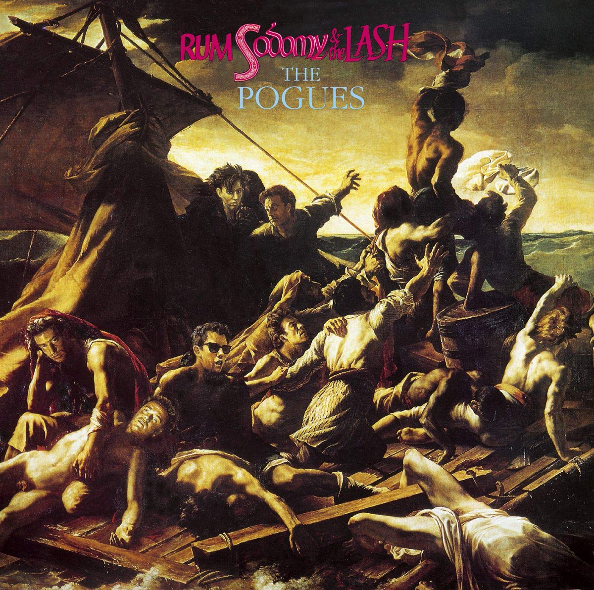 The Art of Album Covers .The Raft of the Medusa - an oil painting by the French painter and lithographer Théodore Géricault, 1818–19..Used by The Pogues on Rum Sodomy & the Lash, released on the 5th August 1985