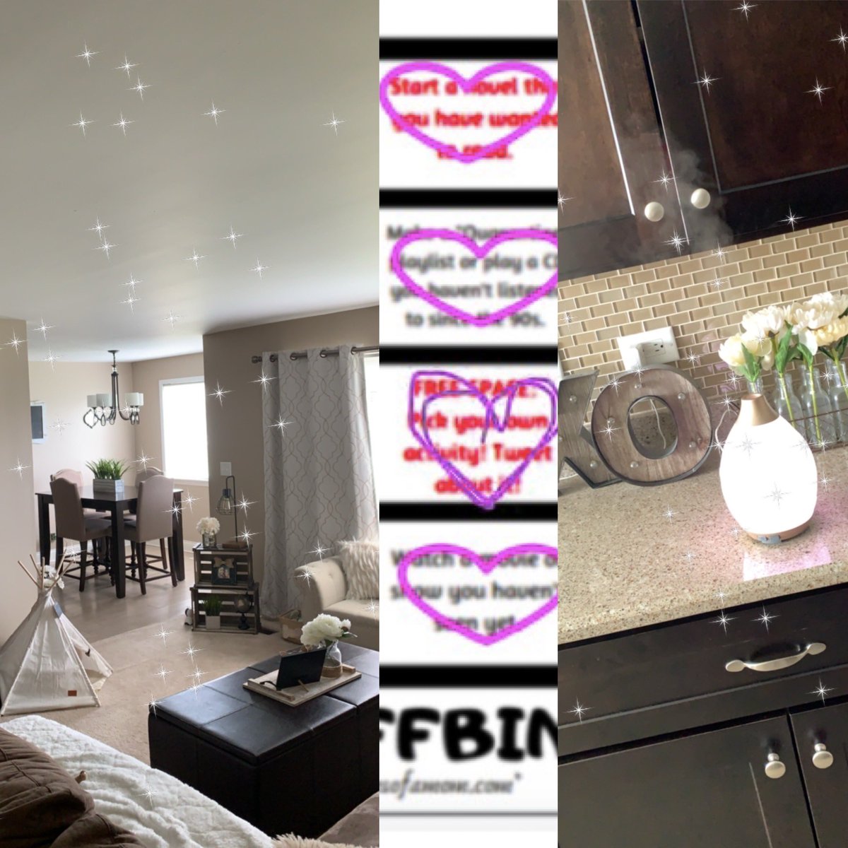 Nothing beats a sparkly clean home! Wouldn’t be complete without some essential oils to diffuse 😍 #smsstaffbingo