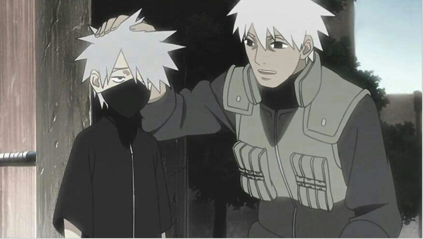 Legado de Konoha ar Twitter: “Sakumo Hatake, uma vez, alertou o filho Kakashi para que este não subestimasse a força de Maito Guy, pois o mesmo poderia crescer e se tornar mais