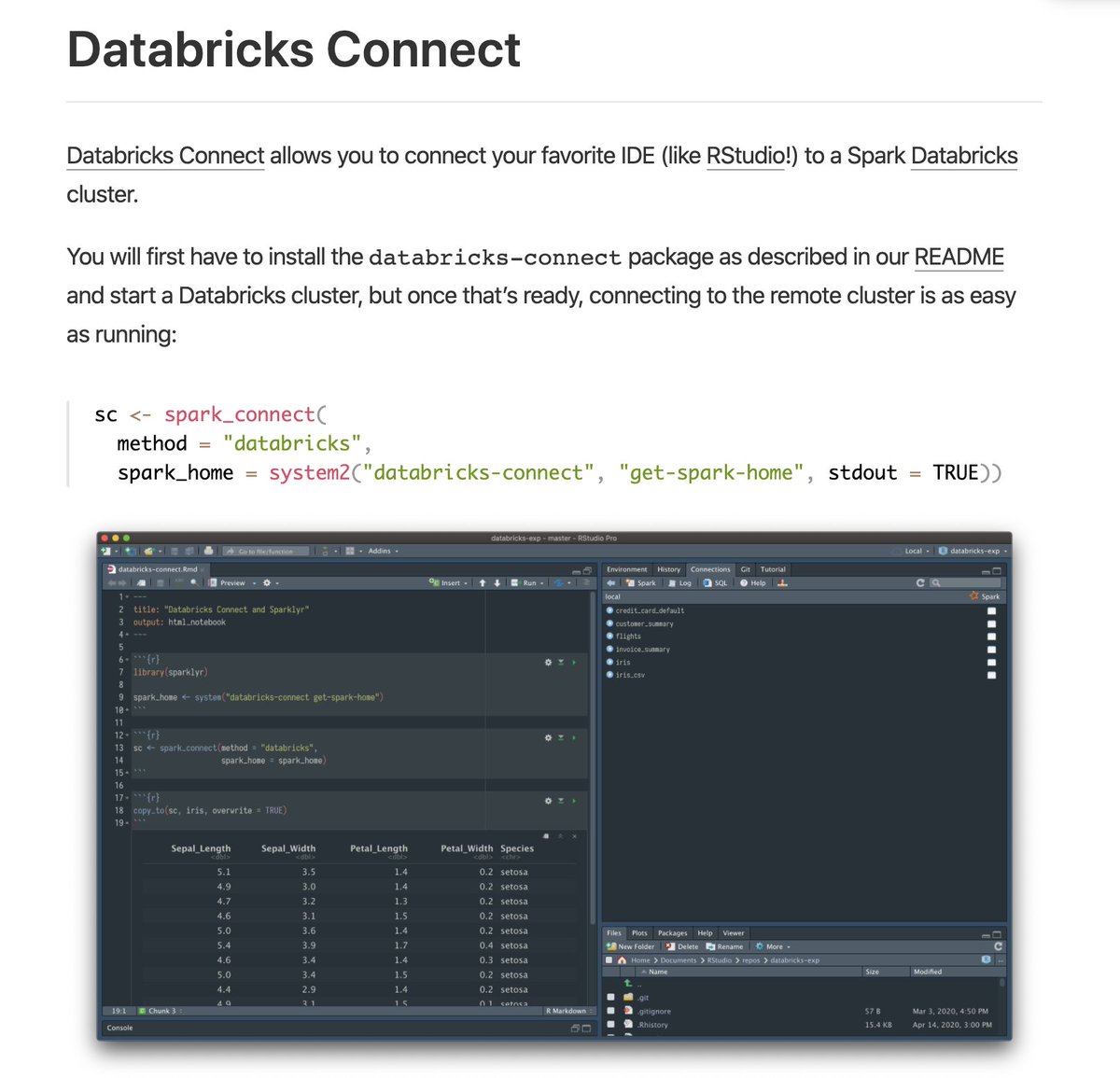 javierluraschi's tweet image. New release of #sparklyr on #CRAN adds support for the {foreach} #rstats 📦 which enables @topepos {tune}📦, support for @ApacheSpark 3.0, @databricks connect, and more!

blogs.rstudio.com/tensorflow/pos…

Thanks to Yitao Li, @mhfalaki, @Samuel2183, @jozefhajnala, and other contributors!