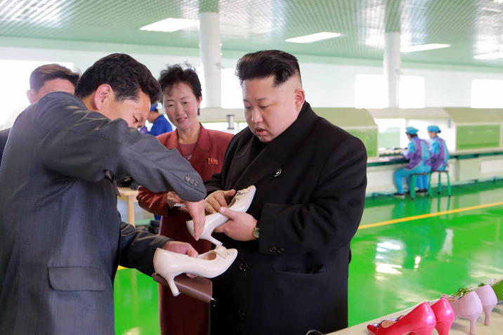 Kim Jong-un isn't dead, he just wants to know if these are the right shoes for his outfit.
