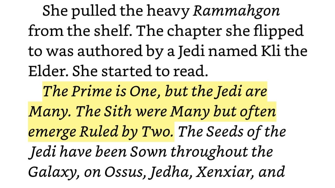 Not completely sure what to make of this but it mentions the Prime Jedi which is great, as I believe that's what Rey and Ben are. "Two that are one"