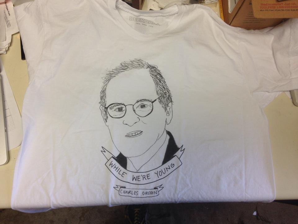 Happy 85th Birthday to Charles Grodin, seen here on one of our favorite T-shirts! 