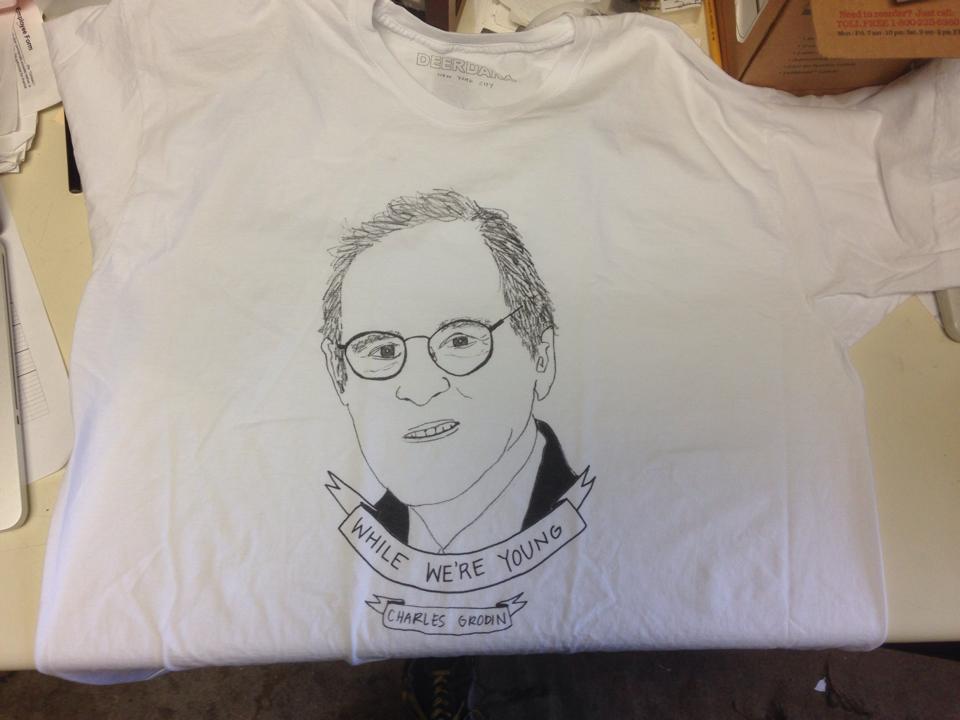 Happy 85th Birthday to Charles Grodin, seen here on one of our favorite T-shirts! 