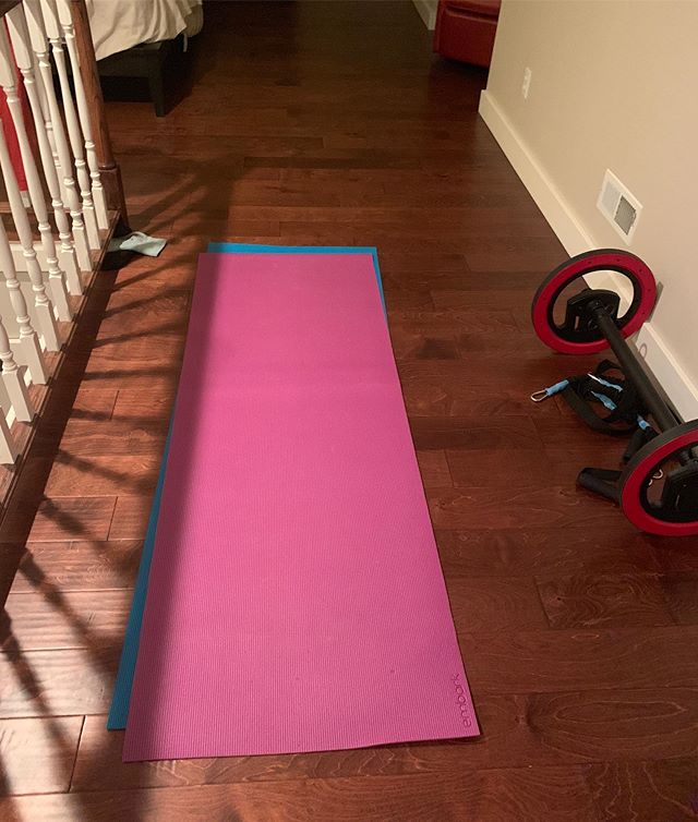 zpr.io/tiQz6 If you’ve been following along on my stories you know I’ve been building a new habit! This is my humble Pilates and yoga area that I’ve been visiting each evening for the last 18 days.

When my husband and his coach took on a 66 day habit challenge I was s