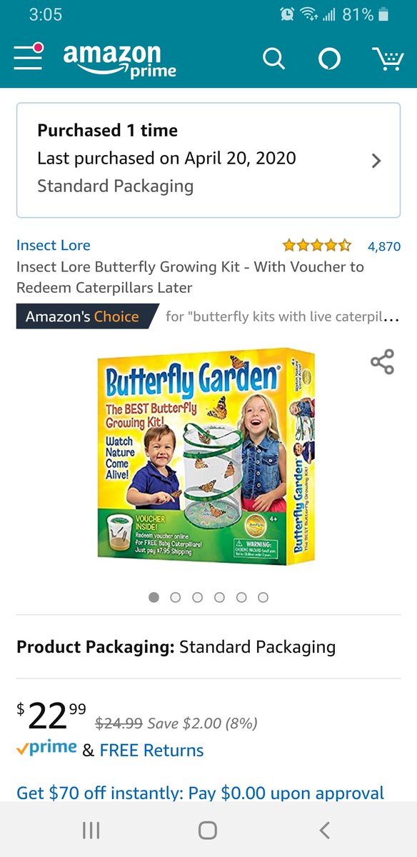brittmbeaupre's tweet photo. Shhhhh...my students don't know yet, but starting on Monday, we will be raising some caterpillars and watching the metamorphosis process! 🐛🦋 We will do a virtual release when the time comes! 😁 Thank you @amazon and @insectlore ! #firstgrade #makingsciencereal
#CSD_AllMeansAll https://t.co/BlNTNykOhq