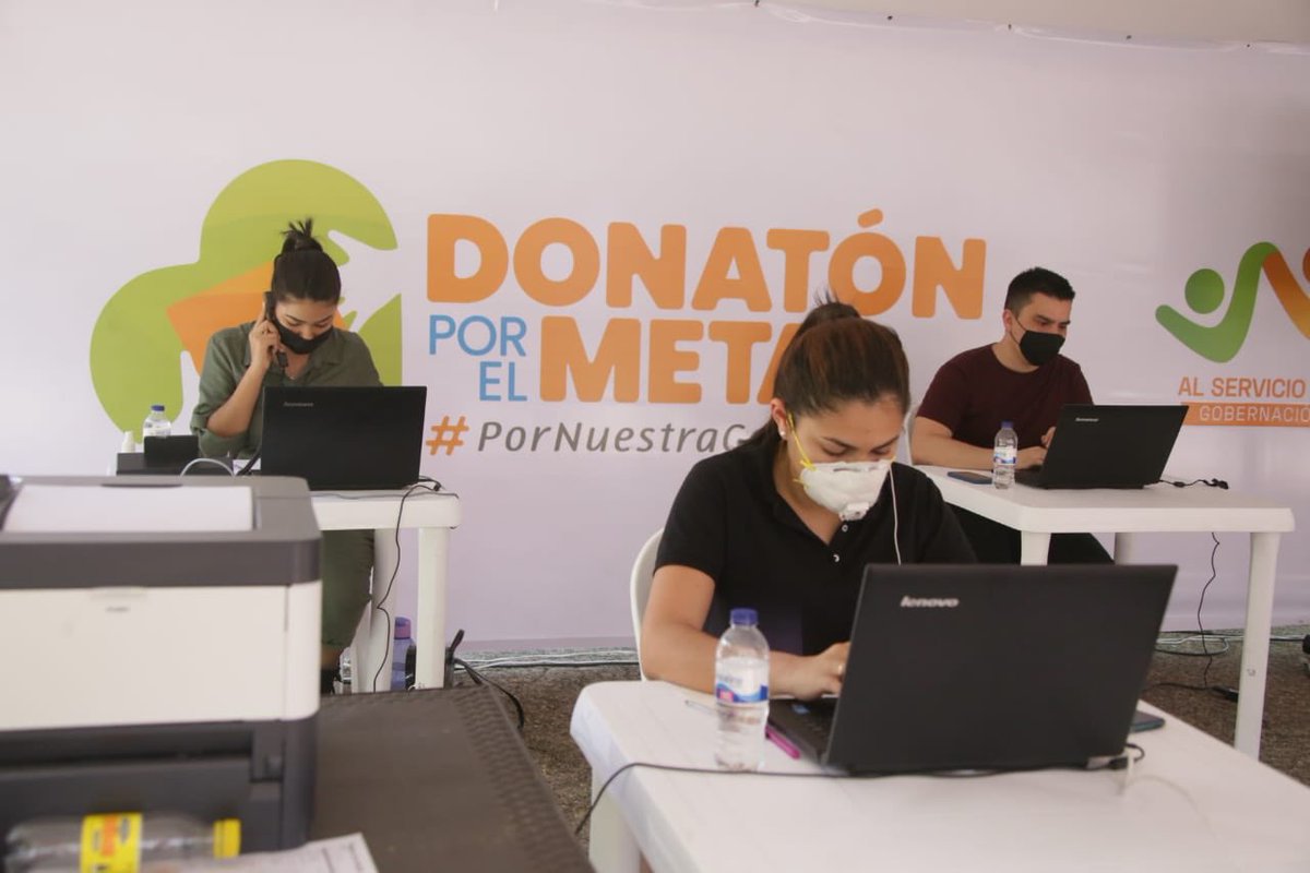 Los invito a seguir la transmisión #EnVivo por nuestro Facebook Live y a donar a través de las cuentas corrientes habilitadas, o llámanos, nosotros vamos a recoger tu donación. #DonatónPorElMeta 
bit.ly/3eyRbsq