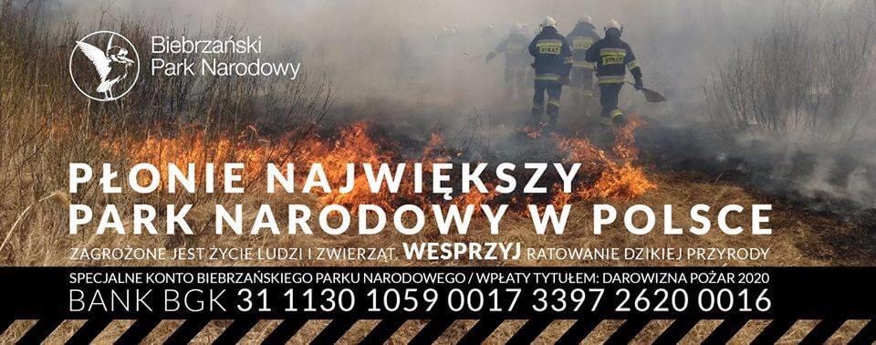 Kochani, wyjątkowo bardzo proszę o RT! Biebrzański Park Narodowy potrzebuje naszej pomocy w walce ze straszliwym pożarem. To niestety nie skończy się szybko, a służby parku biorą osobiście udział w gaszeniu - proszę, dorzucćcie się! Wszystkie dane tutaj 👇