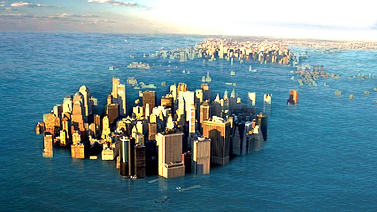 Scientists predict that sea levels will continue to rise and have major effects by the year 2070. The images below show how disastrous flooding can be. #fearflooding #timeforchange #globalwarmingimpact