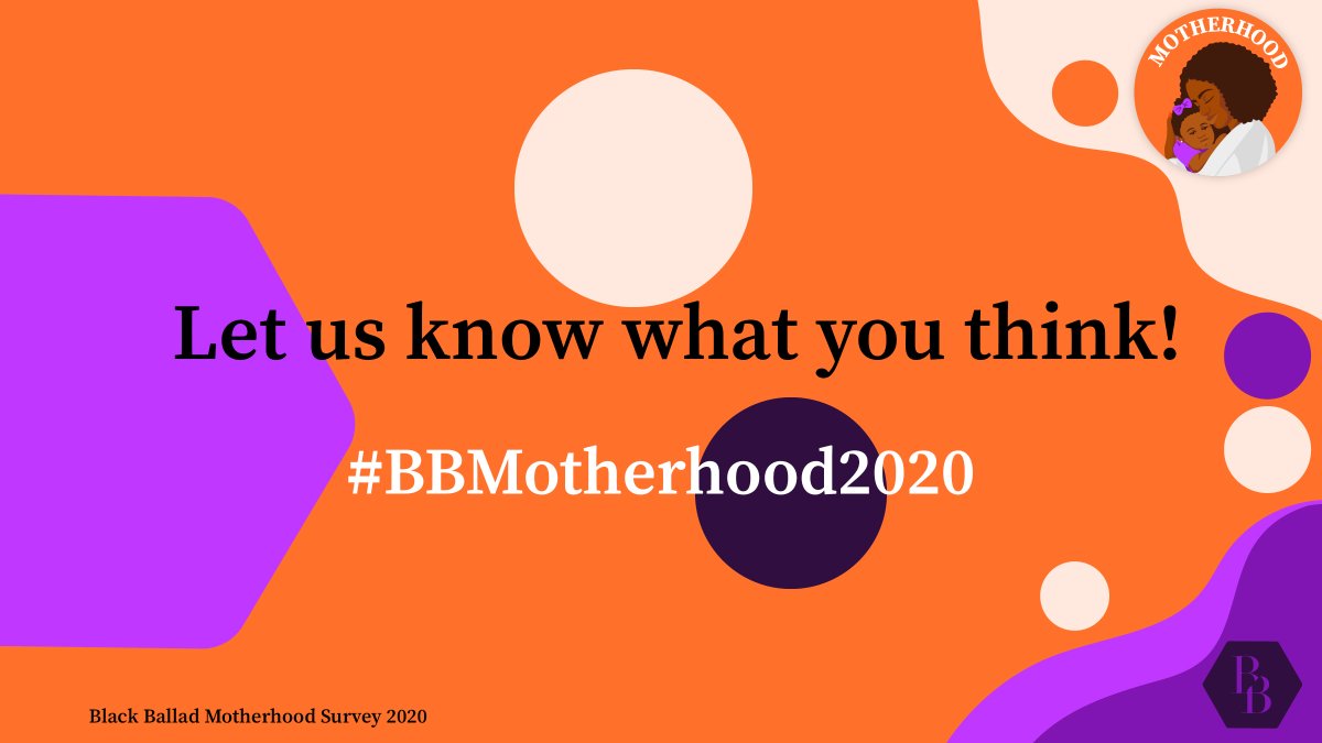 This area could use further investigation, but we'd love to hear if you guys have any thoughts on why Black British women believe their choice of partner is a priority, but the actual readiness of the partner falls further down the list in terms of priority?  #BBMotherhood2020