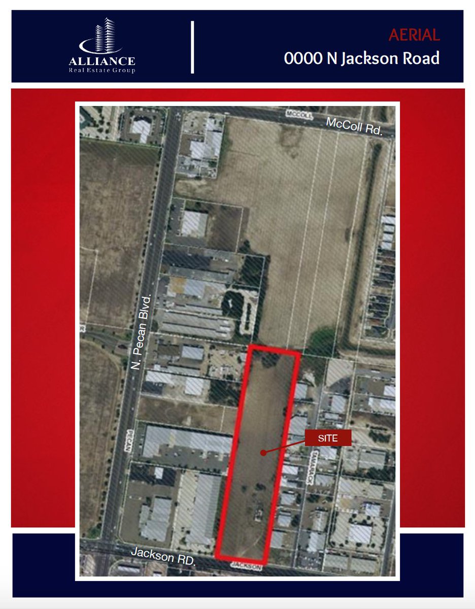 AREGTEXAS's tweet photo. LISTING: 331544 Commercial land 0000 N. Jackson Road, McAllen, Texas 78503 $900,000 by #broker Broker Fernando Pacheco  #rgv #rgvrealestate https://t.co/hmwpTiKgmV