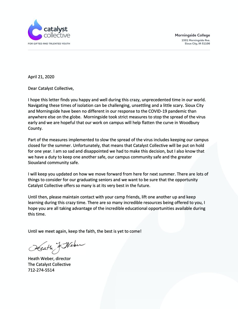 cccamps's tweet photo. (1/2) #cccamps has unfortunately been put on hold this year amid #COVID19. We’re as heartbroken as many of you, but keeping our campers, families and communities safe is the most important thing right now. https://t.co/Cr9eQl3UP1