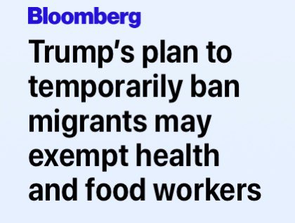 _troyjohnson's tweet image. Not a partisan statement. A food  statement. The “may” in this sentence needs to be changed to “absolutely must.” SEVENTY ONE percent of the farm workers in the U.S. are immigrants. Unless I forgot how human bodies work, I think we should still grow food during a pandemic.