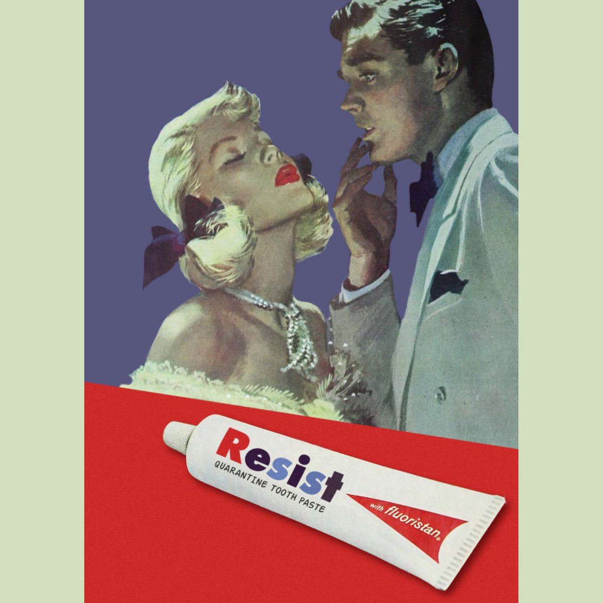 ColossalSanders's tweet photo. We’ve come too far to give up now! 

#quarantine #socialdistancing #selfquarantine #covid19art #coronavirusart #pandemicart #coronavirus #vintage #digitalart https://t.co/AEb7otrFPk
