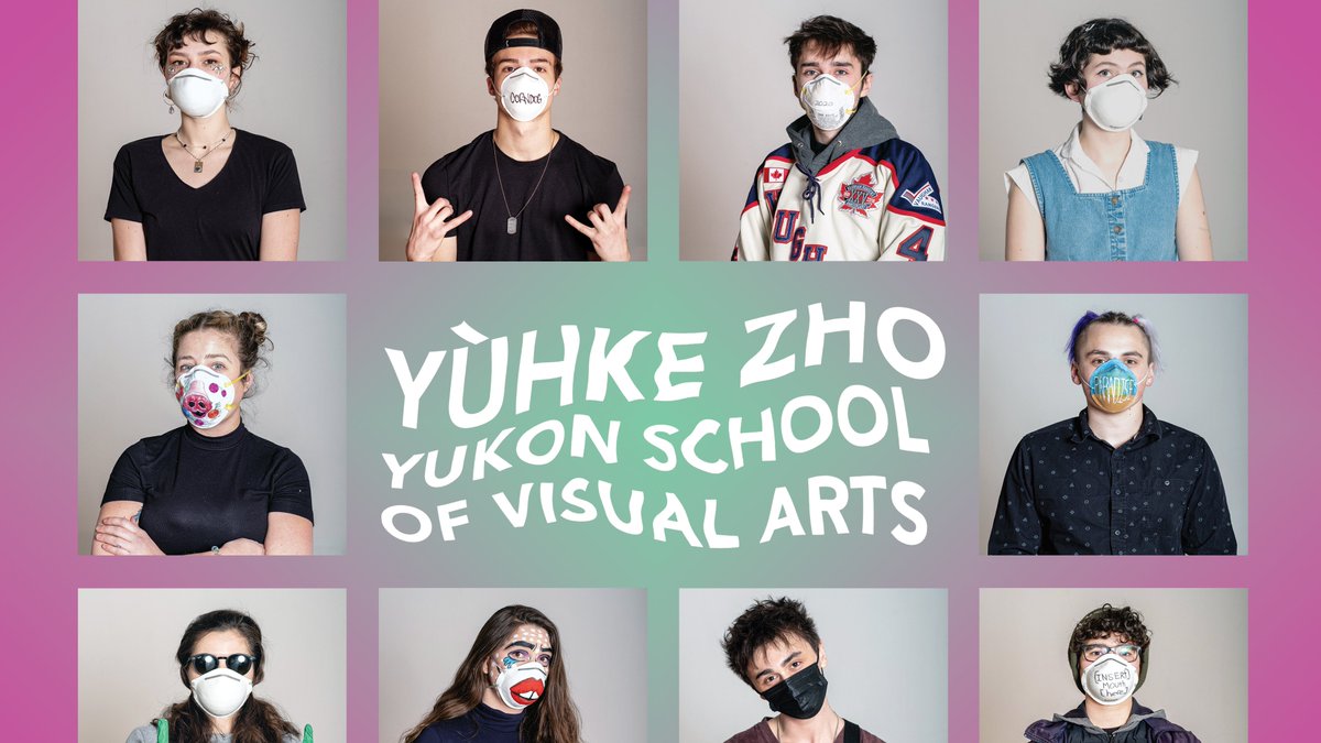 YukonSOVA's tweet photo. The annual Yukon School of Visual Arts Final Exhibition will be online this year, and it's opening this Thursday, April 23rd! You will be able to view works by all 14 graduating students at  https://t.co/FQkc3Burmk https://t.co/sPhYXbnin6