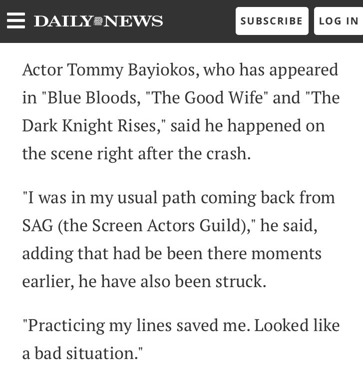 TommyBayiokos's tweet photo. Tomorrow was never promised so live! ~ Recalling dodging a bullet with actor/award film writer @Tommy7427 and this recently came up. #Fate #SecondsMatter #WrongPlaceWrongTime #AngelsWatching #SAGAFTRA https://t.co/2RwyHJZG2E