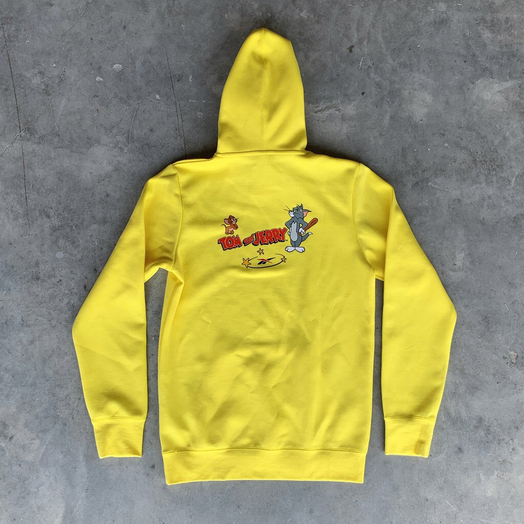 yellow reebok hoodie