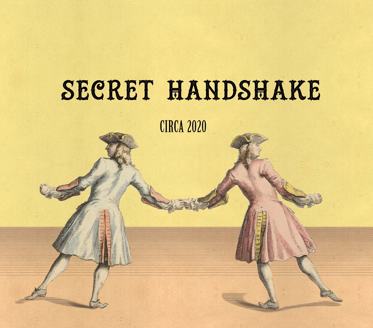 ColossalSanders's tweet photo. Who wants to meet up for a secret handshake?

#quarantine #socialdistancing #selfquarantine #covid19art #coronavirusart #pandemicart #coronavirus #vintage #digitalart https://t.co/awmyXZqSG9