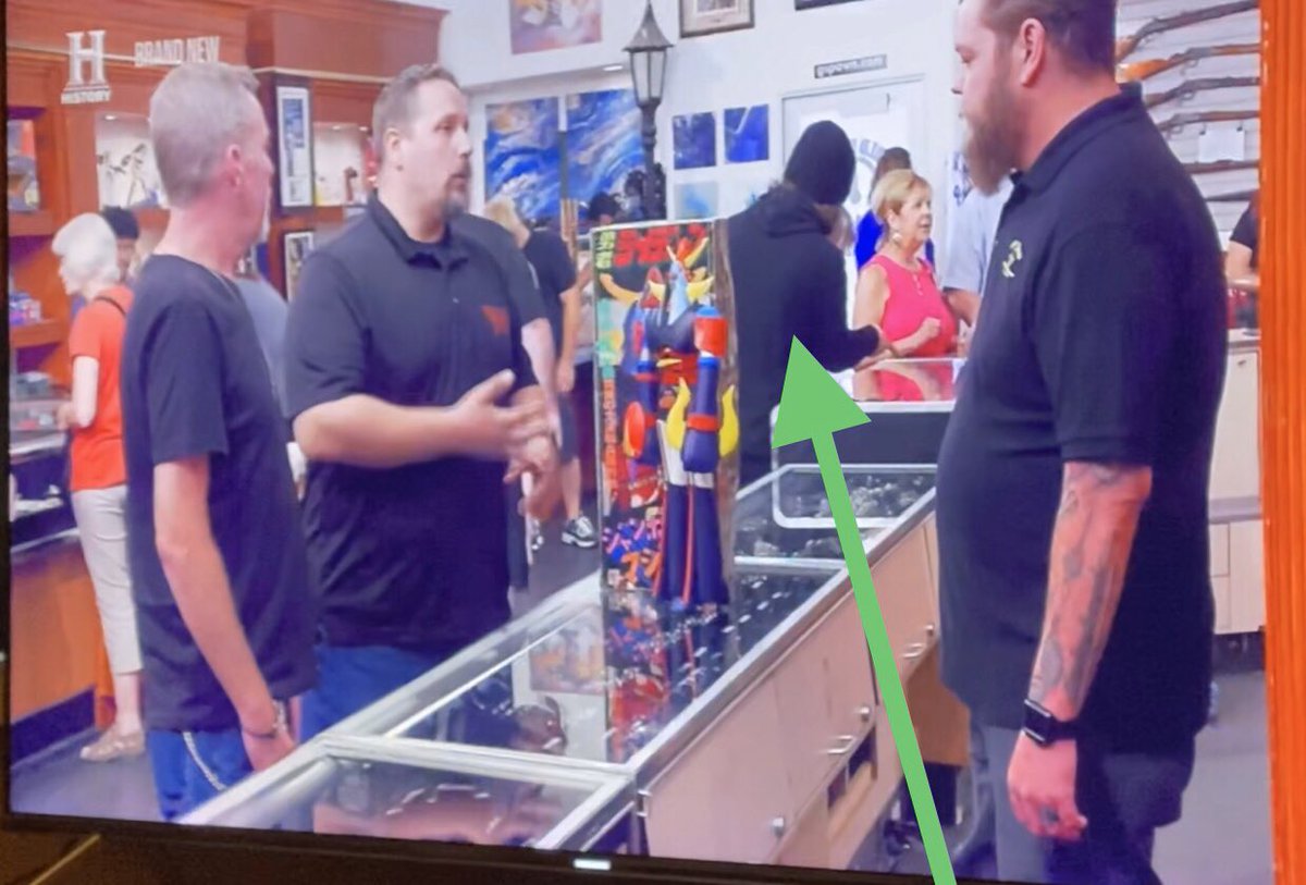We have 1 very excited Chris. This evening we have watched season 21 episode 2 of <a href="/pawnstars/">Pawn Stars</a>. Thanks to <a href="/Steve_Grad/">steve_grad</a> Chris was able to have a behind the scenes tour and be an extra. Can’t wait to get back to the shop later this year Chris ❤️ Vegas.