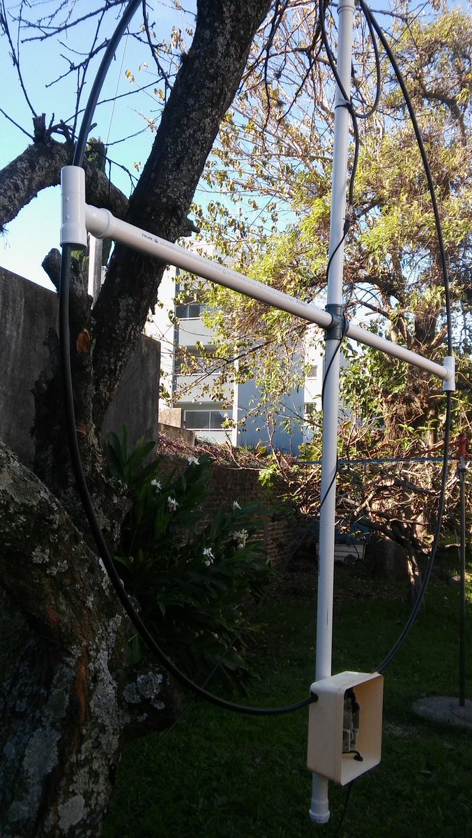 LU1DA1's tweet image. It&apos;s growing up
#magloop #hamradio #homebrew 
#sdrplay @LU4DQ