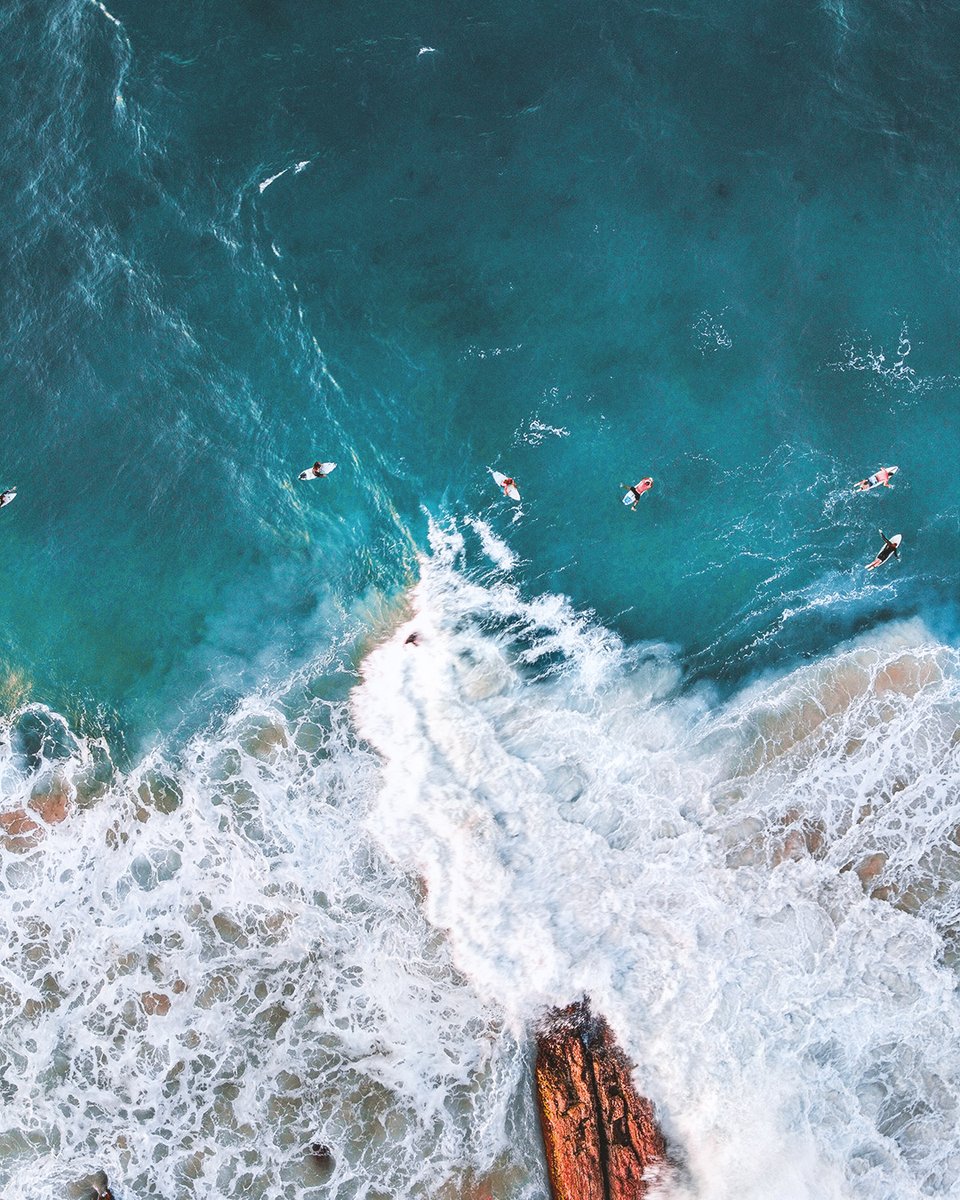 Social Distancing Surfers | Burleigh Heads, Australia