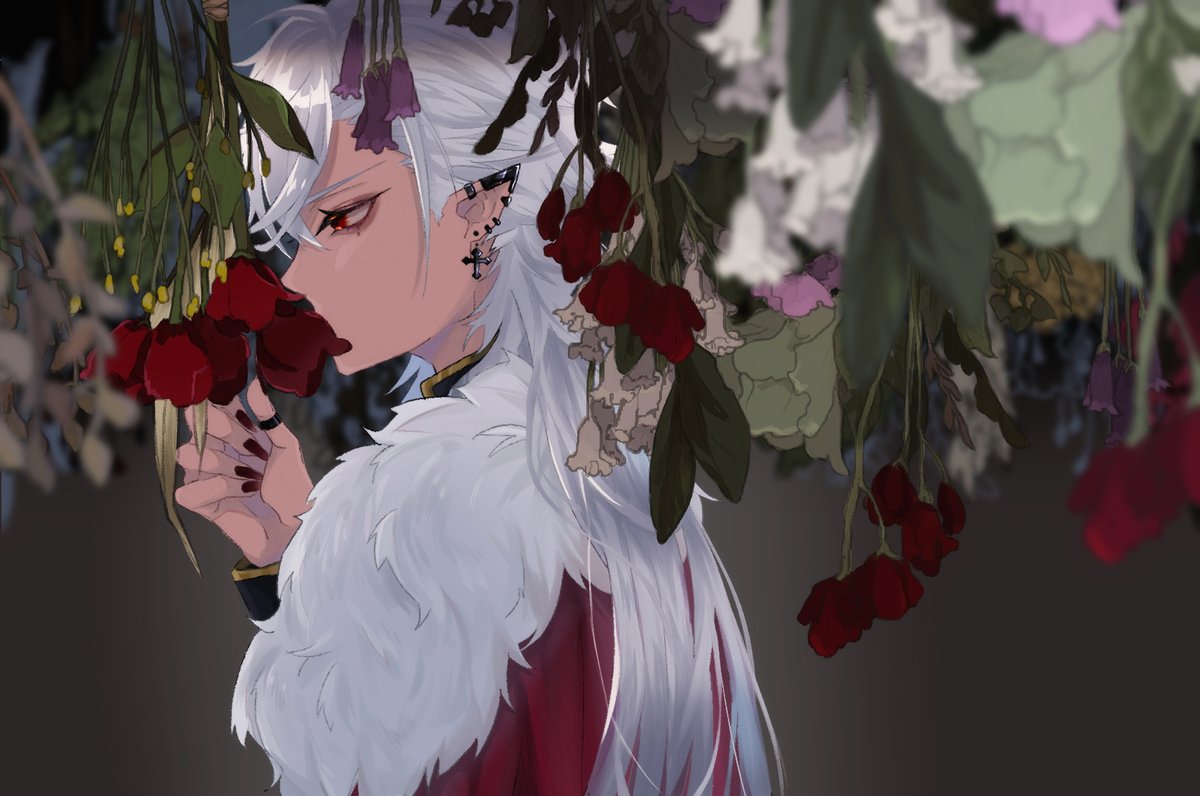 「#KuzuArt
お花 」|ほりごたつのイラスト