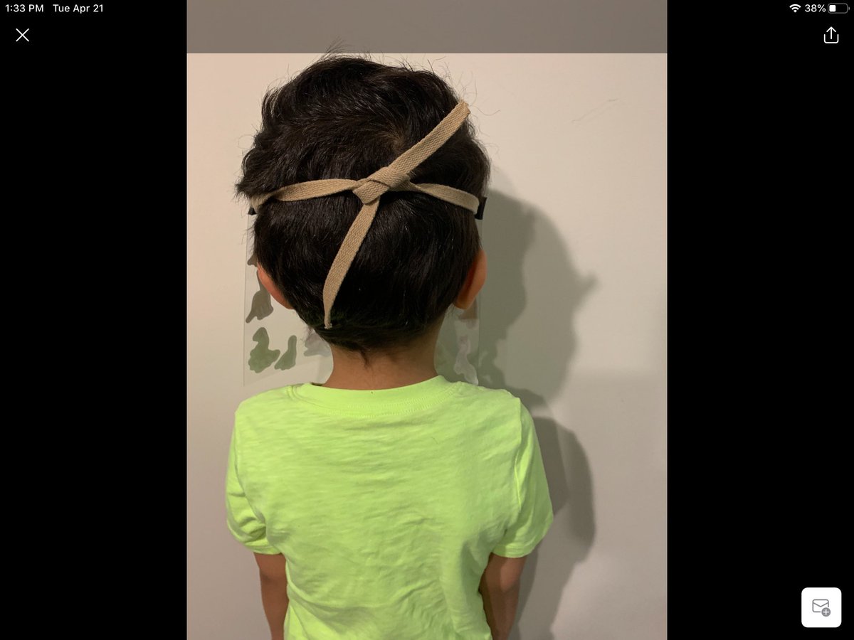 Yaseen sure is creative! #facemask #StayHome <a href="/Hampton_Street/">Hampton Street</a> #MineolaProud