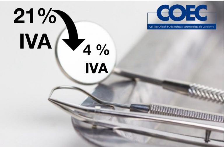 COECoficial's tweet photo. #Dentistes Volem aconseguir que el material per a la pràctica clínica i els EPI que fem servir els odontòlegs es gravin amb un IVA superreduït del 4%. Per això hem obert una petició a la plataforma @change_es. Ens ajudes a aconseguir-ho❓ https://t.co/U8hq3i4tHF https://t.co/mkkZFomuWL