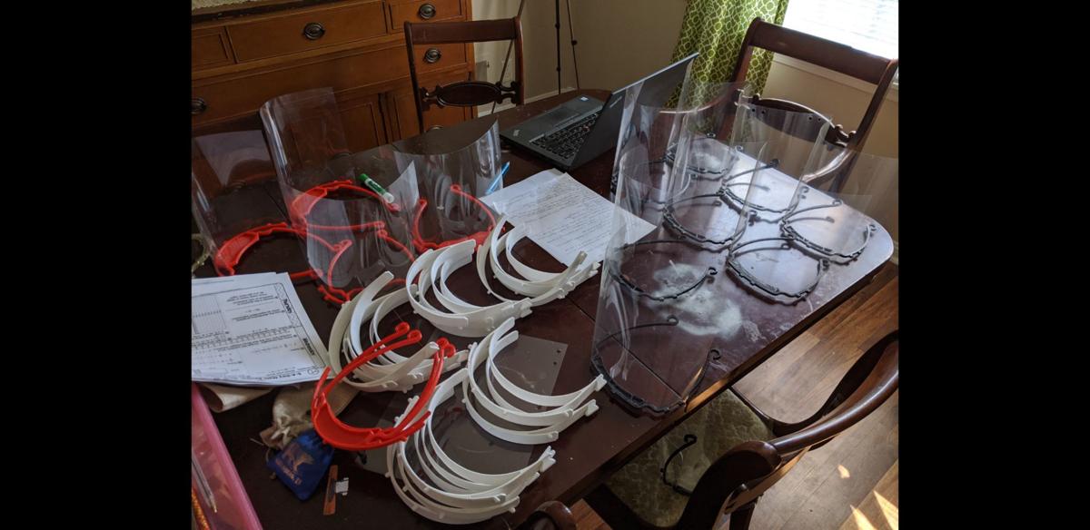 WDRBNews's tweet photo. Norton Healthcare's I.T. workers are using 3D printers to make face shields during the COVID-19 pandemic: https://t.co/Bwxj29QW47 | @JessBardReports https://t.co/AmsSgk9JgM
